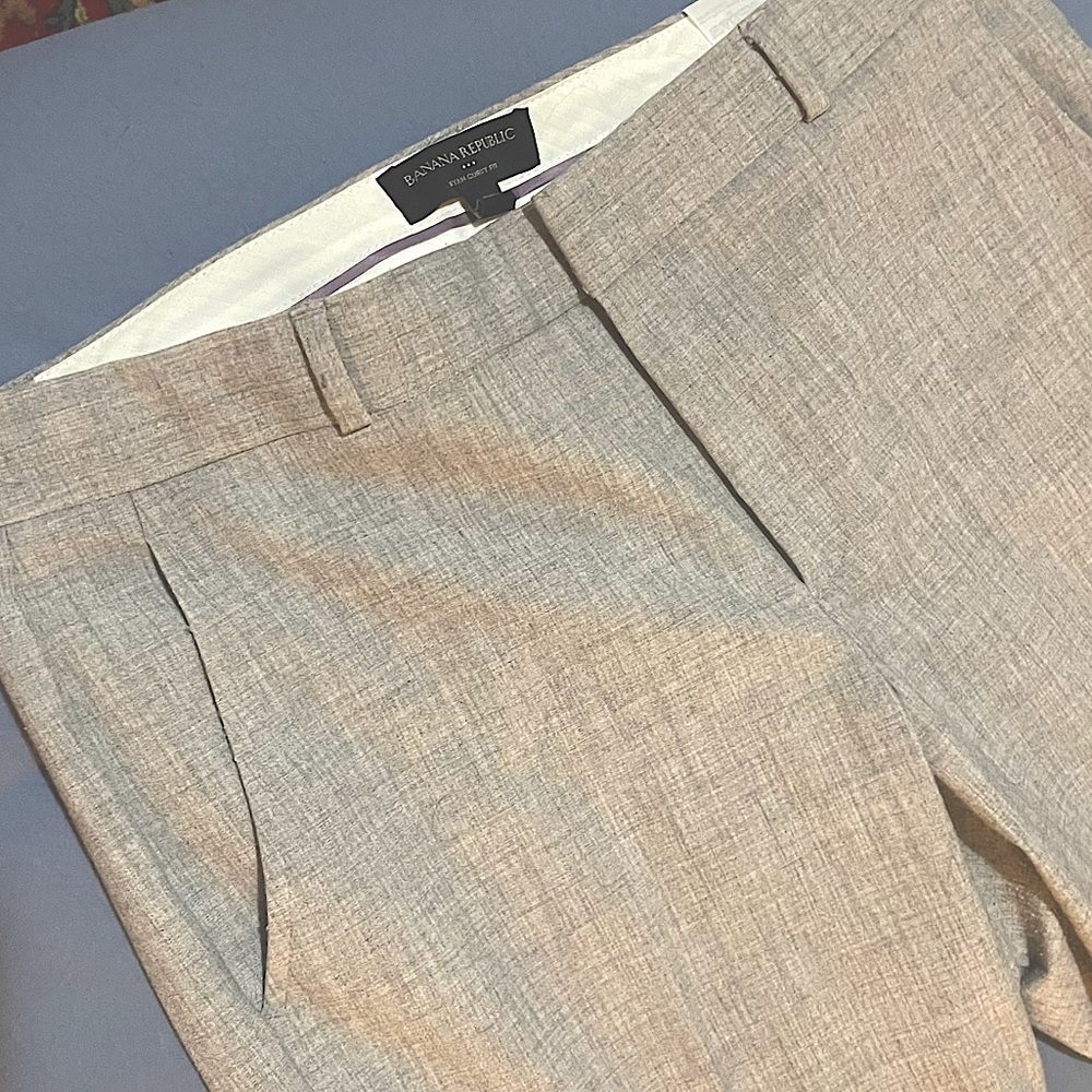 Banana Republic Ryan Curvy fit Grey pants size 10
